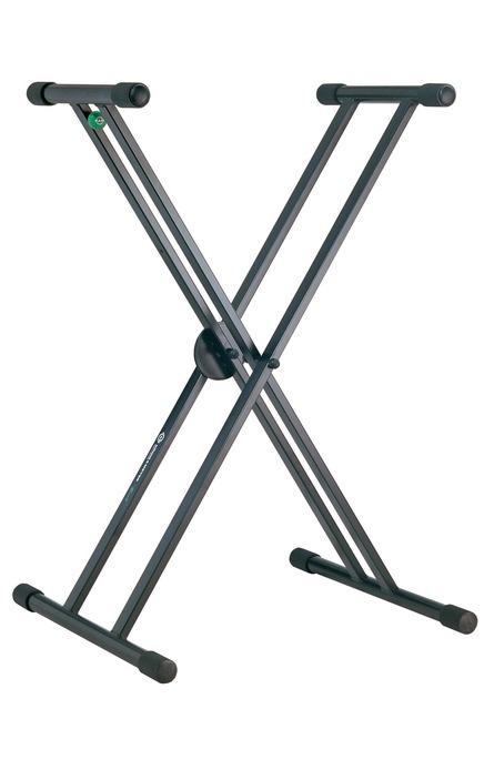 Heavy-duty Steel keyboard stand with double-braced X-stand