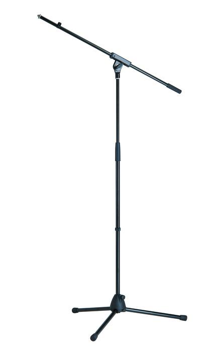 steel microphone stand with plastic base