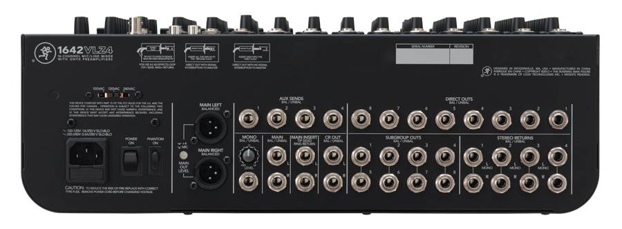 MACKIE 1642VLZ4 - 16-Channel 4-Bus Compact Mixer