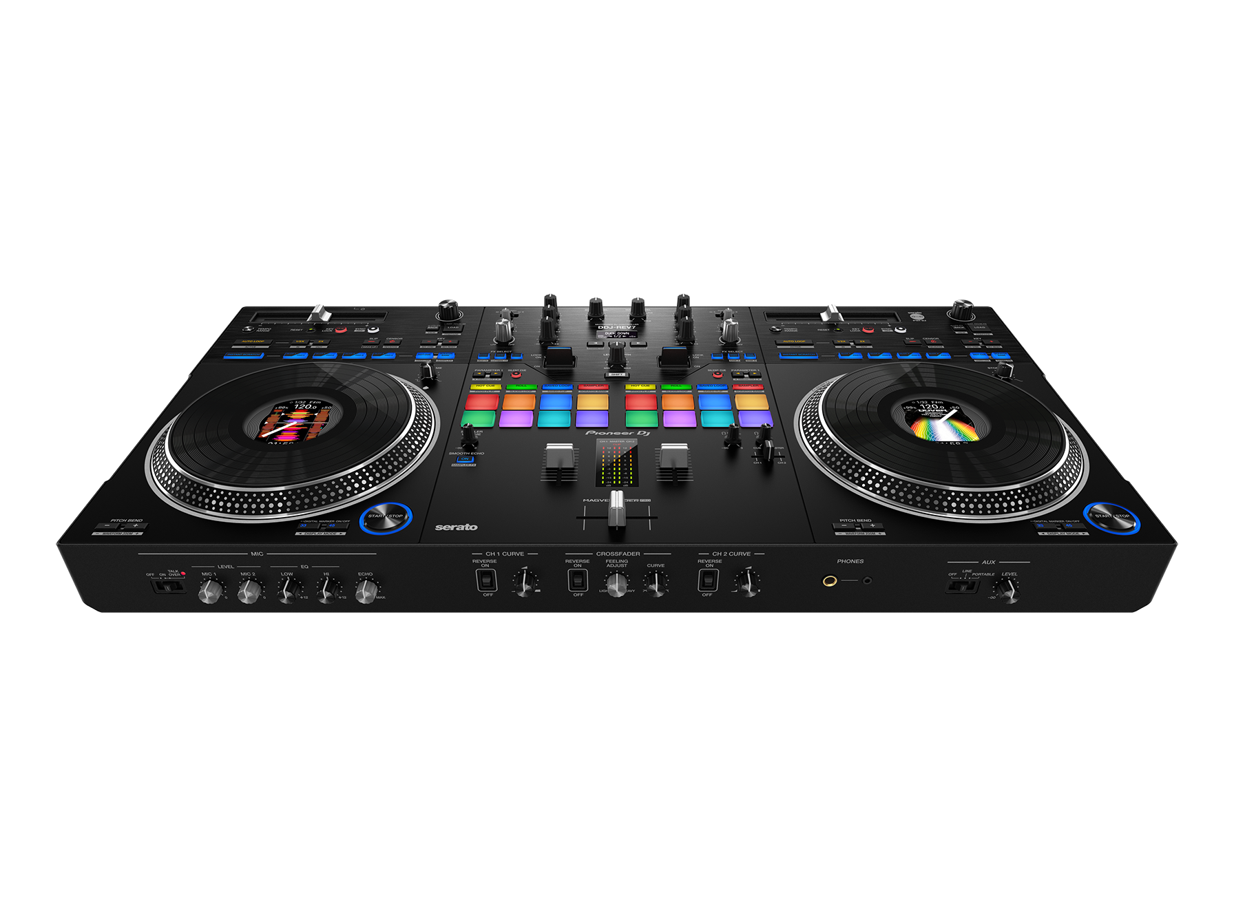 PIONEER DJ DDJ-REV7  - Scratch-style 2-channel professional DJ controller for Serato DJ Pro
