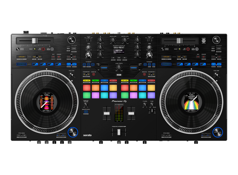 PIONEER DJ DDJ-REV7 - Scratch-style 2-channel professional DJ controller for Serato DJ Pro