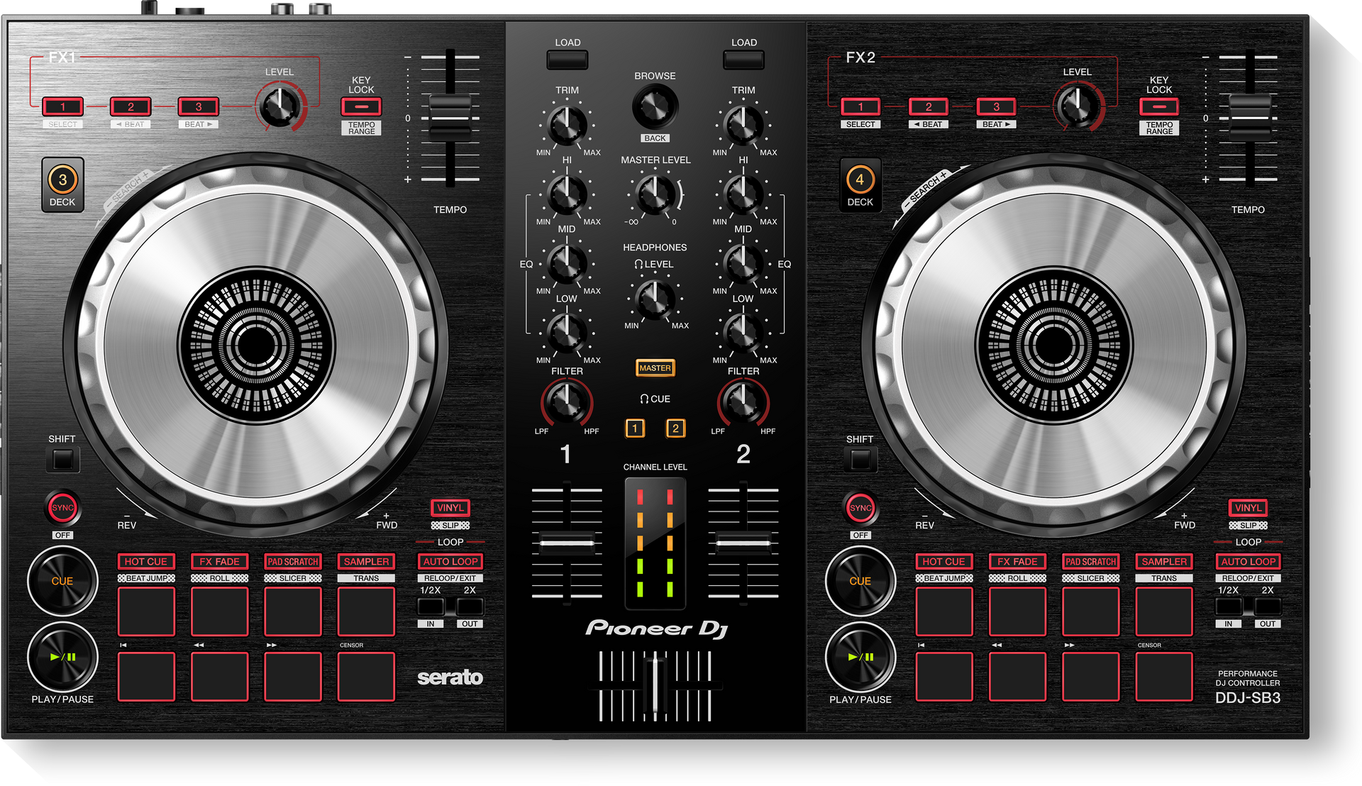 PIONEER DJ DDJ-SB3 (Discontinued)