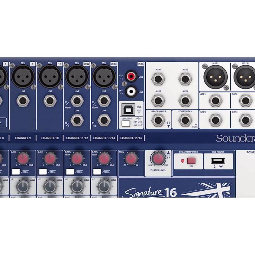 SOUNDCRAFT SIGNATURE 16 - 16 INPUT MIC CONSOLE