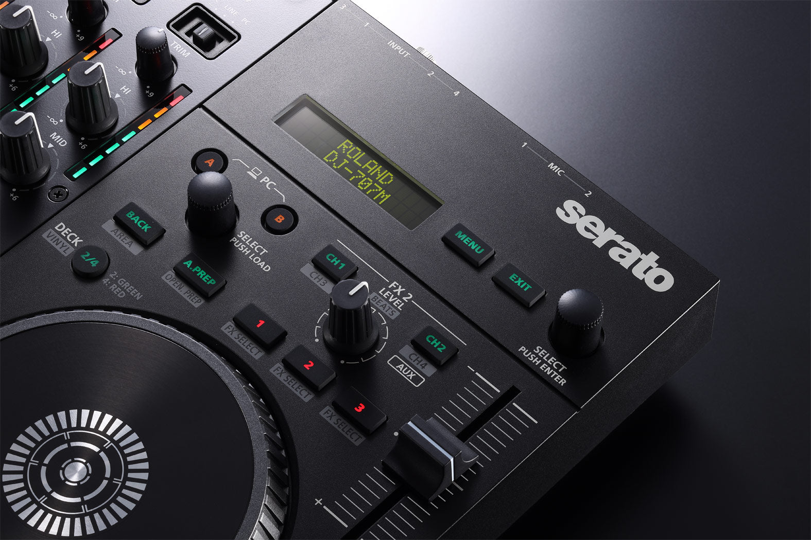 ROLAND - DJ-707M - DJ controller 4 channels with built-in drum patterns