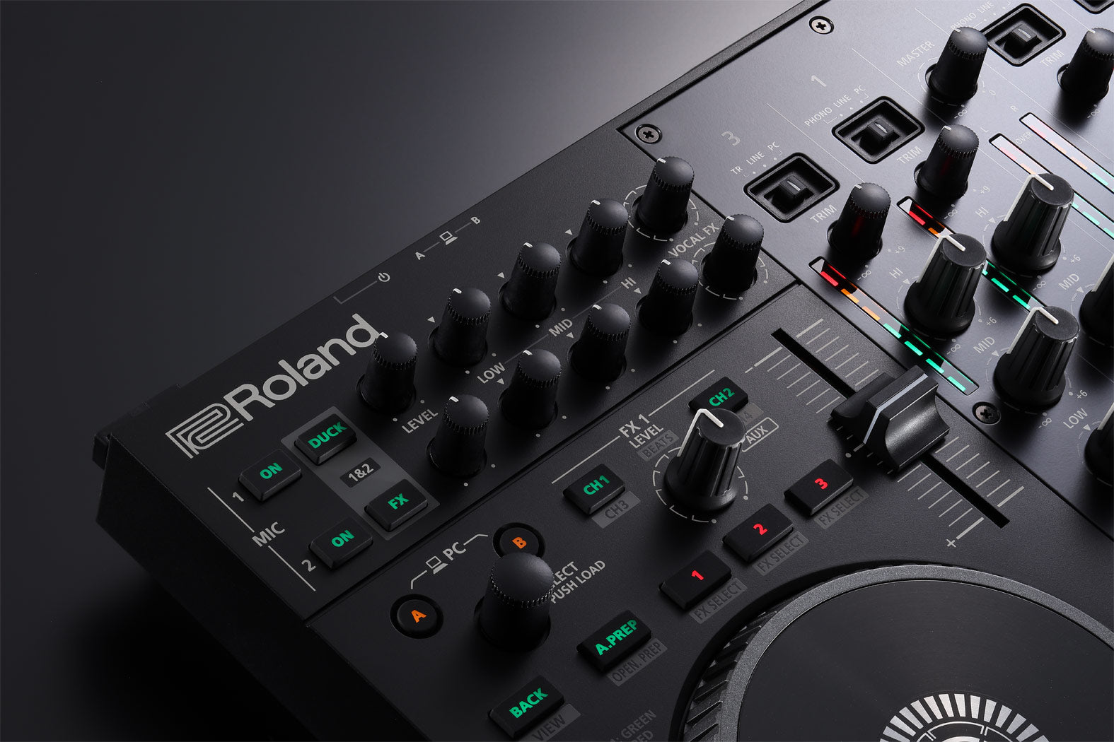 ROLAND - DJ-707M - DJ controller 4 channels with built-in drum patterns