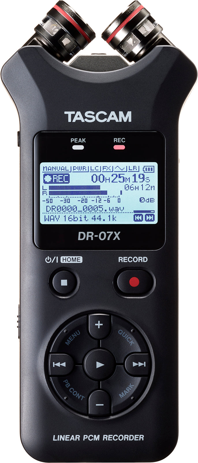TASCAM DR-07X - Stereo Handheld Digital Audio Recorder and USB Audio Interface