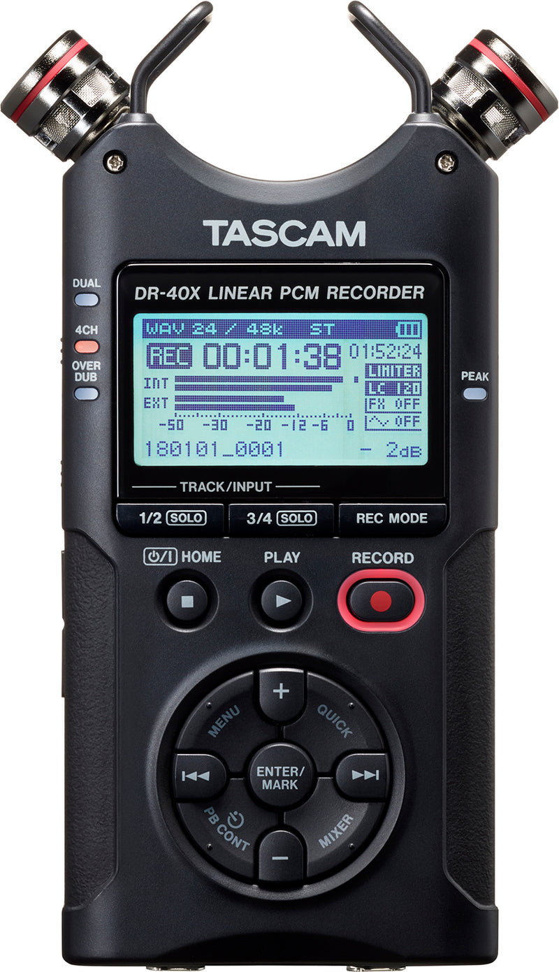 TASCAM DR-40X Four Track Recorder