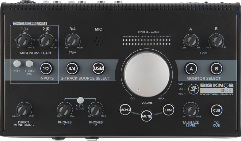 MACKIE BIG KNOB STUDIO - Monitor control 2x2 USB recording interface