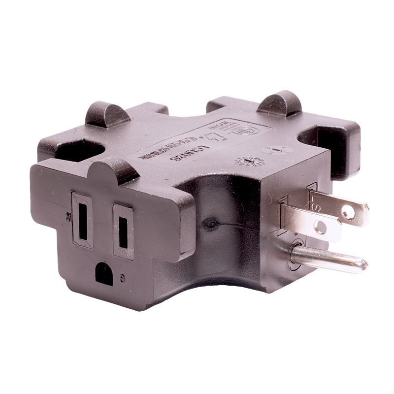 ACCU-CABLE EC3FER - 3 Outlet power adapter