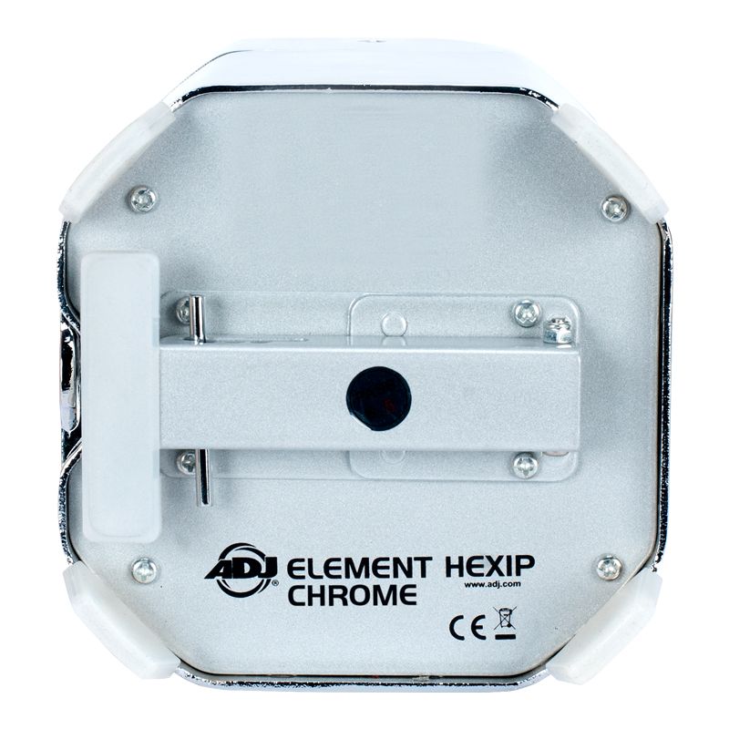 AMERICAN DJ ELEMENT-HEXIP-CHROME - RGBAW+UV Wash IP54 4x10W -Battery Powered - Chrome