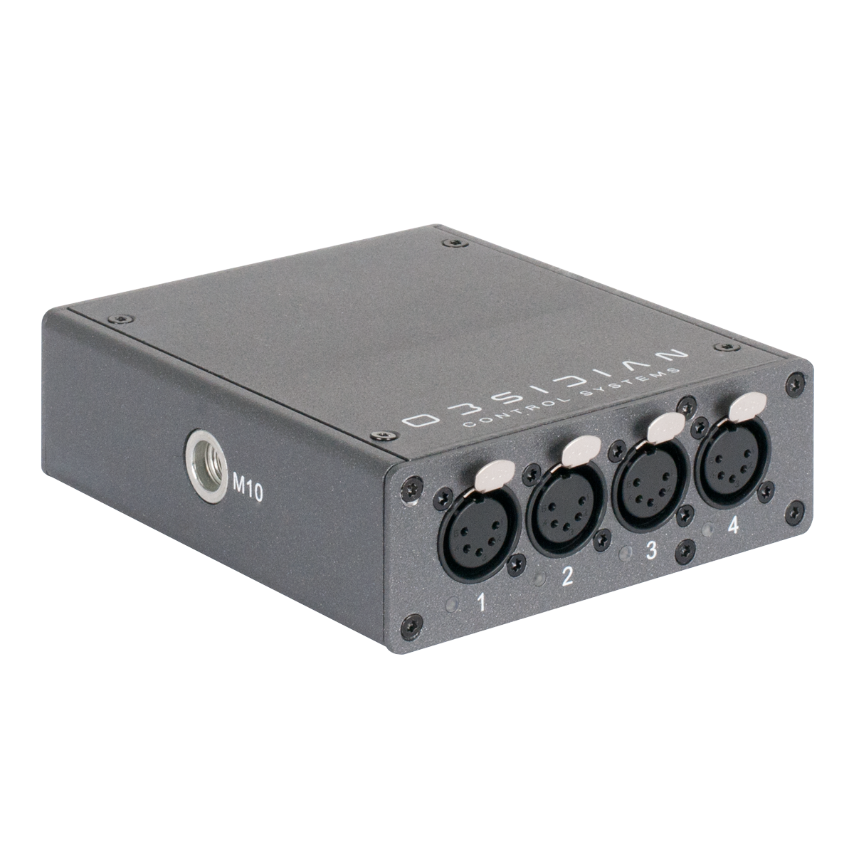 OBSIDIAN EP4 Ethernet to DMX gateway with 4 RDM compatible ports