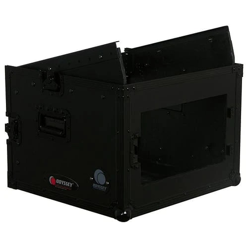 Odyssey FZ1006BL Case Rackmount - Odyssey FZ1006BL - Black 10U Top Slanted 6U Vertical Pro Combo Rack