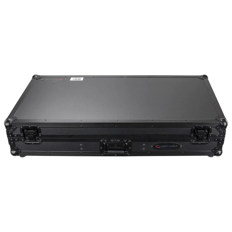 Odyssey FZ10CDJWXDBL Case DJ Gear - Odyssey FZ10CDJWXDBL - Black Extra Deep 10″ Format DJ Mixer and Two Large Format Media Players Coffin Flight Case