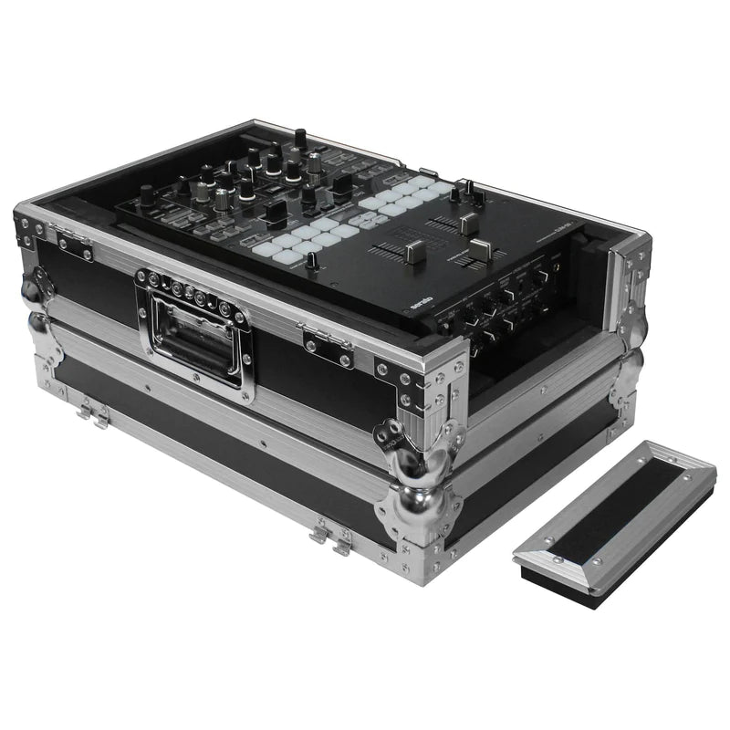 Odyssey FZ10MIXXD Case DJ Gear - Odyssey FZ10MIXXD - Universal 10″ Format DJ Mixer Flight Case with Extra Deep Rear Compartment