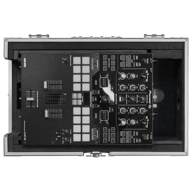 Odyssey FZ10MIXXD Case DJ Gear - Odyssey FZ10MIXXD - Universal 10″ Format DJ Mixer Flight Case with Extra Deep Rear Compartment