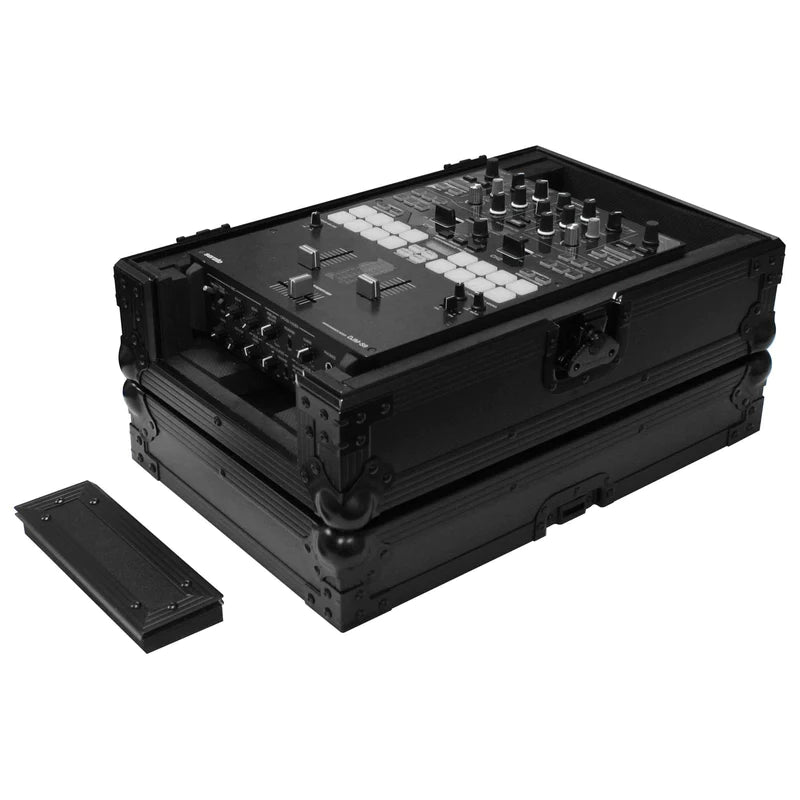 Odyssey FZ10MIXXDBL Case DJ Gear - Odyssey FZ10MIXXDBL - Universal Black 10″ Format DJ Mixer Flight Case with Extra Deep Rear Compartment