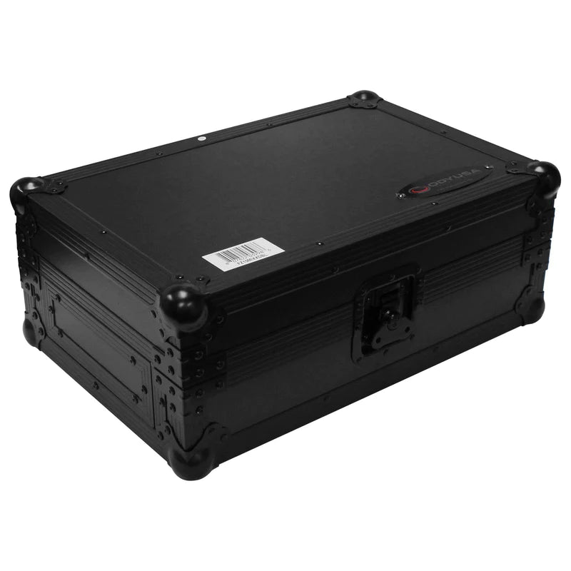 Odyssey FZ10MIXXDBL Case DJ Gear - Odyssey FZ10MIXXDBL - Universal Black 10″ Format DJ Mixer Flight Case with Extra Deep Rear Compartment