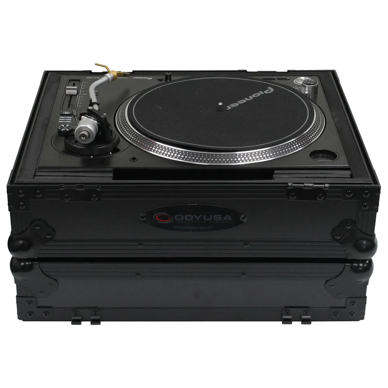 Odyssey FZ1200BL Case DJ Gear - Odyssey FZ1200BL - Universal Black Turntable Flight Case