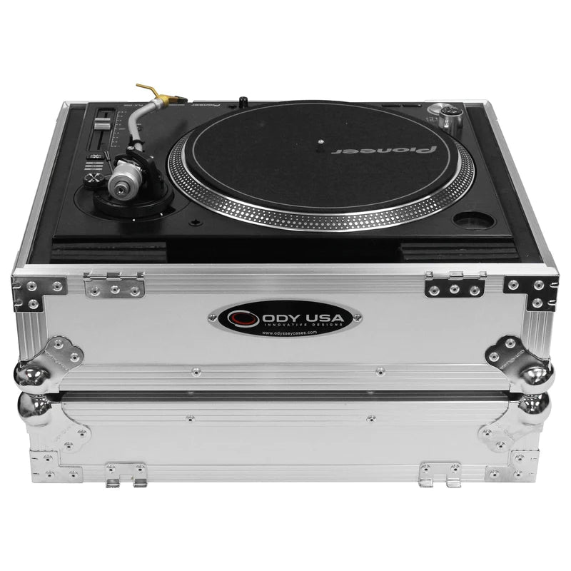 Odyssey FZ1200WT Case Equipment -Odyssey FZ1200WT - Universal White Turntable Flight Case