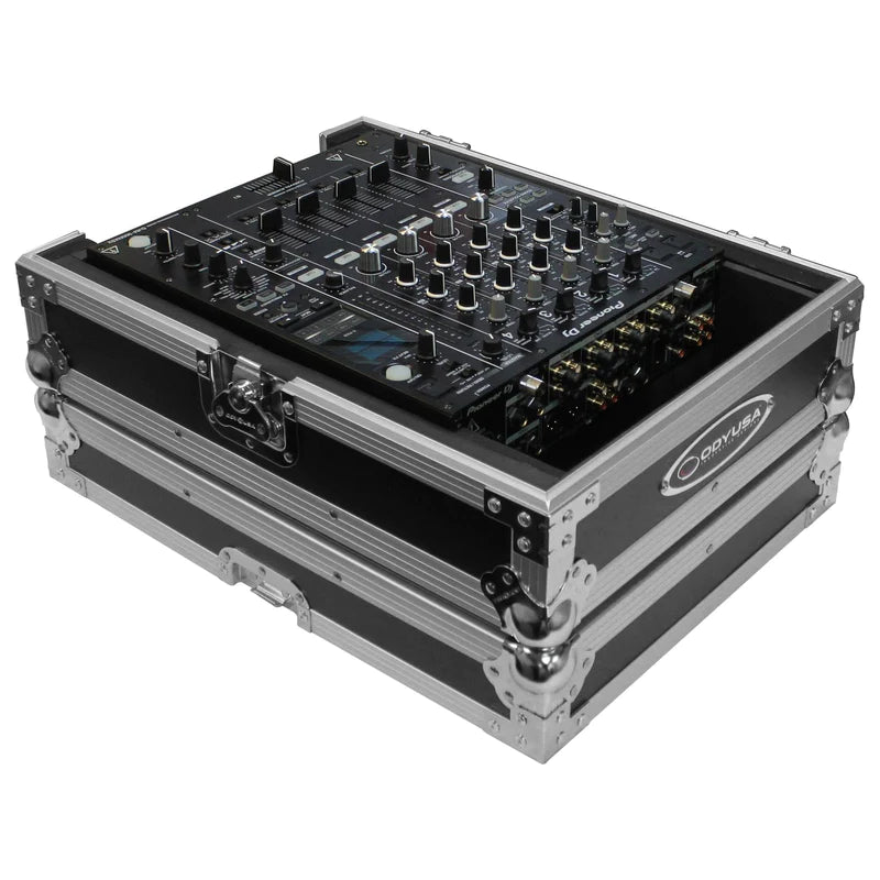 Odyssey FZ12MIXXD Case DJ Gear - Odyssey FZ12MIXXD - Universal 12″ Format DJ Mixer Flight Case with Extra Deep Rear Cable Compartment