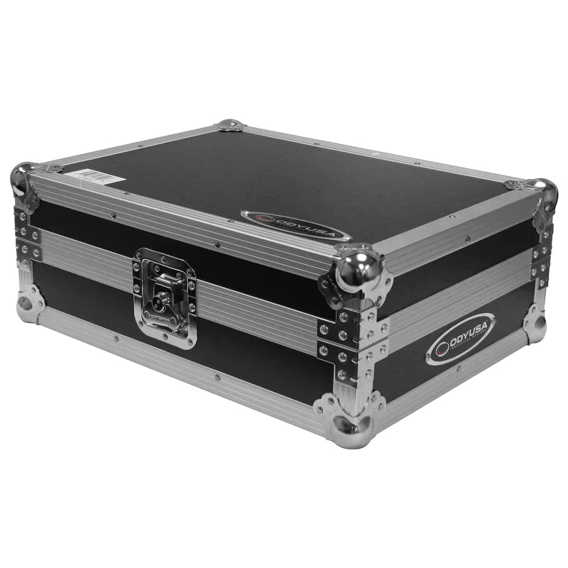 Odyssey FZ12MIXXD Case DJ Gear - Odyssey FZ12MIXXD - Universal 12″ Format DJ Mixer Flight Case with Extra Deep Rear Cable Compartment