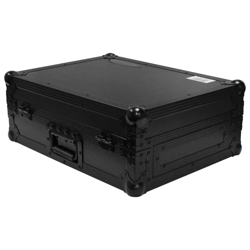 Odyssey FZ12MIXXDBL Case DJ Gear - Odyssey FZ12MIXXDBL - Universal Black 12″ Format DJ Mixer Flight Case with Extra Deep Rear Cable Compartment