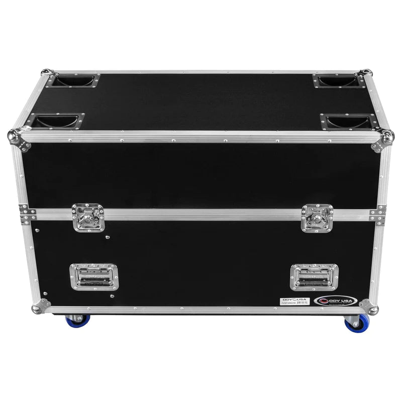 Odyssey FZ2FSM40W Road Case - Odyssey FZ2FSM40W - Dual 40-43″ Flat Screen Monitor Case with Casters