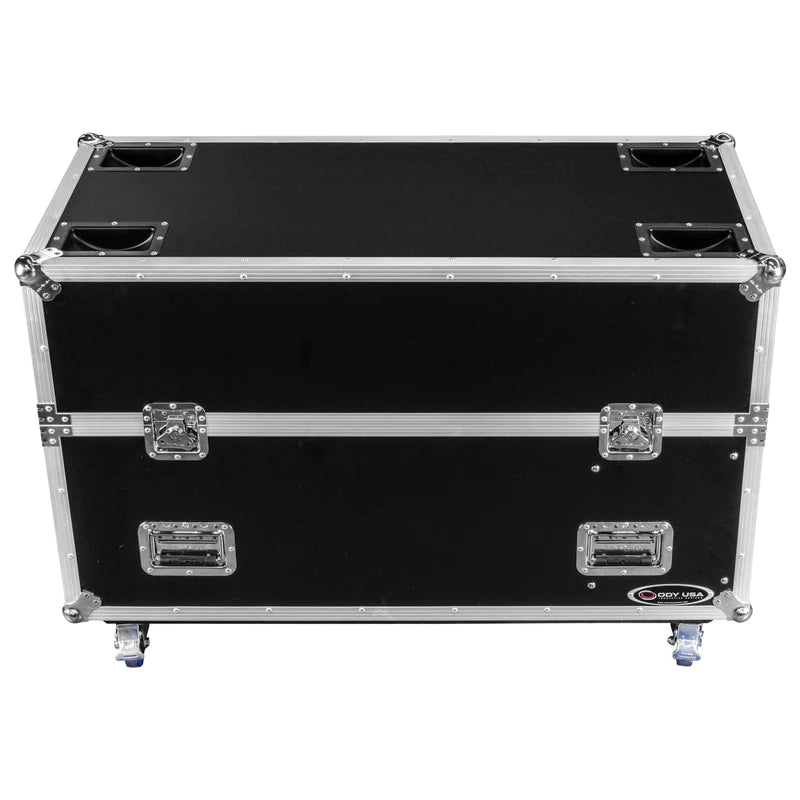 Odyssey FZ2FSM40W Road Case - Odyssey FZ2FSM40W - Dual 40-43″ Flat Screen Monitor Case with Casters