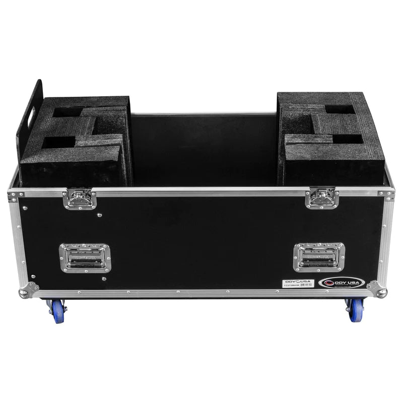 Odyssey FZ2FSM40W Road Case - Odyssey FZ2FSM40W - Dual 40-43″ Flat Screen Monitor Case with Casters