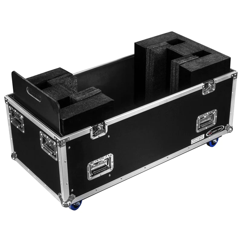 Odyssey FZ2FSM40W Road Case - Odyssey FZ2FSM40W - Dual 40-43″ Flat Screen Monitor Case with Casters