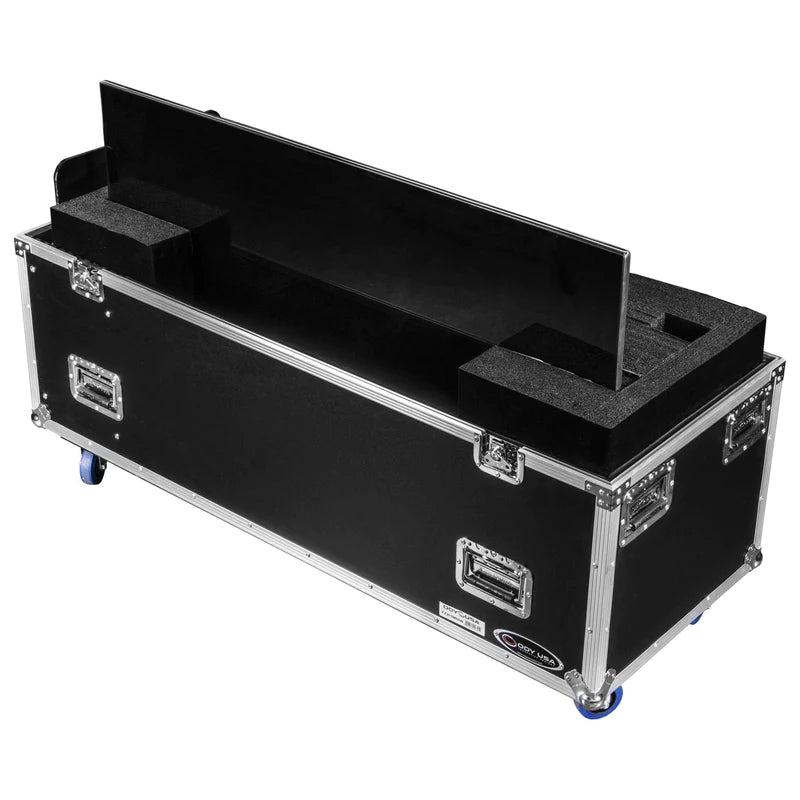 Odyssey FZ2FSM50W Road Case - Odyssey FZ2FSM50W - Dual 50-58″ Flat Screen Monitor Case with Casters