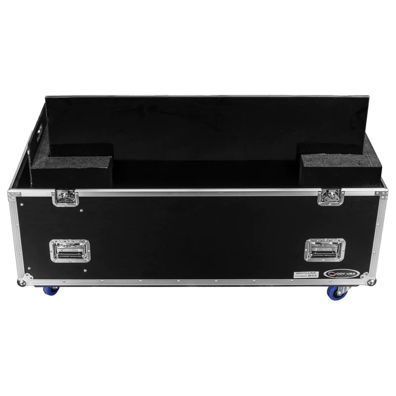 Odyssey FZ2FSM50W Road Case - Odyssey FZ2FSM50W - Dual 50-58″ Flat Screen Monitor Case with Casters