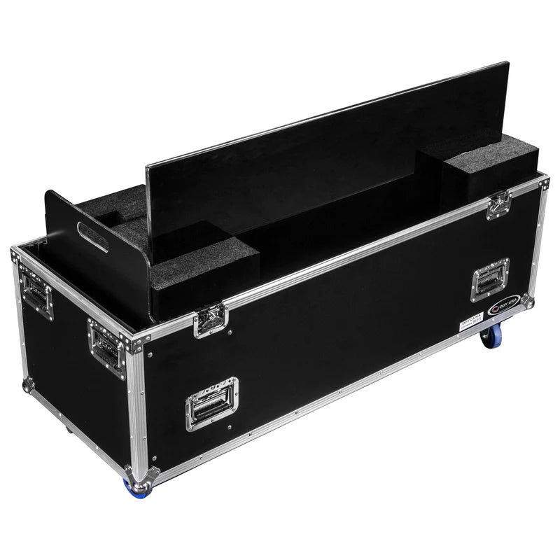 Odyssey FZ2FSM50W Road Case - Odyssey FZ2FSM50W - Dual 50-58″ Flat Screen Monitor Case with Casters