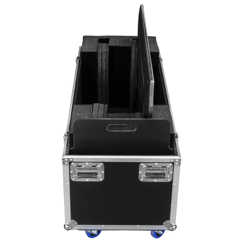 Odyssey FZ2FSM50W Road Case - Odyssey FZ2FSM50W - Dual 50-58″ Flat Screen Monitor Case with Casters