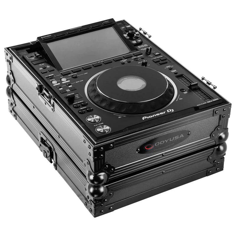 Odyssey FZ3000BL Case DJ Gear - Odyssey FZ3000BL - Pioneer CDJ3000 Flight Case in Black with Removable Back Panel