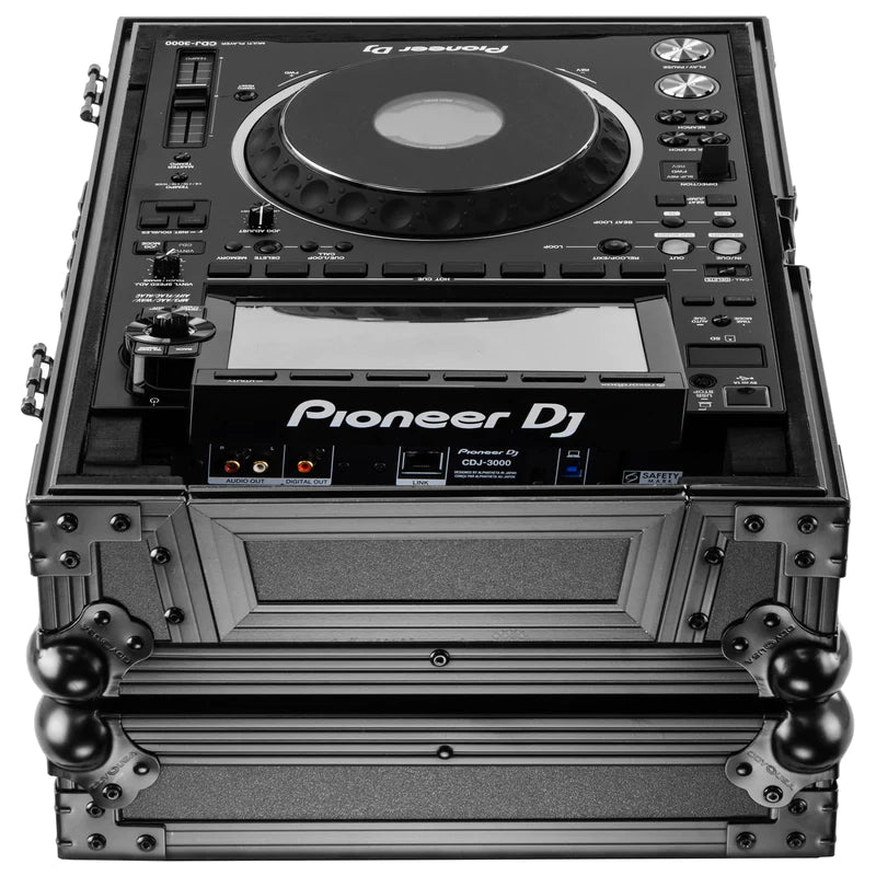 Odyssey FZ3000BL Case DJ Gear - Odyssey FZ3000BL - Pioneer CDJ3000 Flight Case in Black with Removable Back Panel