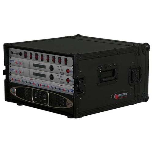 Odyssey FZAR06BL Case Rackmount - Odyssey FZAR06BL - Black 6U Pro Amp Rack