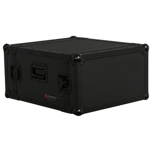 Odyssey FZAR06BL Case Rackmount - Odyssey FZAR06BL - Black 6U Pro Amp Rack