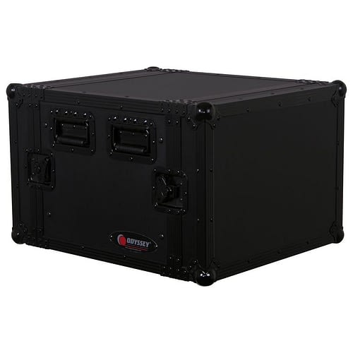 Odyssey FZAR08BL Case Rackmount - Odyssey FZAR08BL - Black 8U Pro Amp Rack