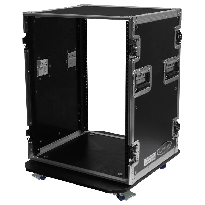 Odyssey FZAR14W Case Rackmount - Odyssey FZAR14W - 14U Pro Amp Rack with Casters