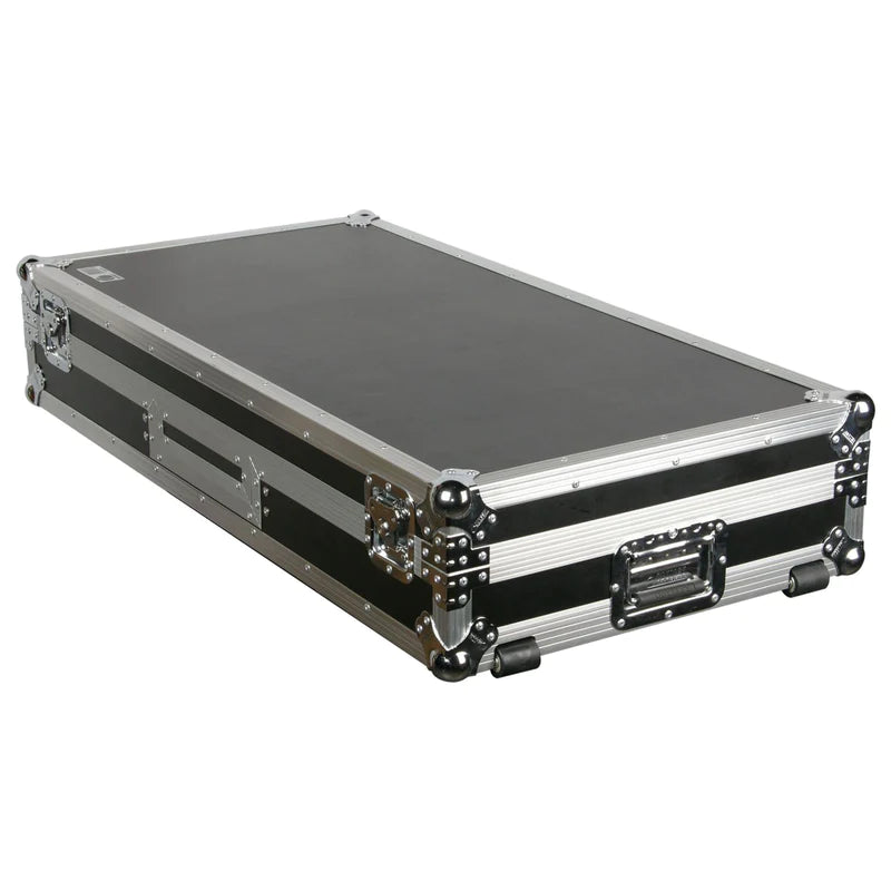 Odyssey FZBM10W Case DJ Gear - Odyssey FZBM10W - 10″ Format DJ Mixer and Two Battle Position Turntables Flight Coffin Case