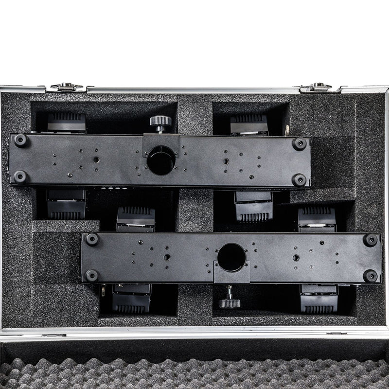Odyssey FZCHINTSD155W Road Case - Odyssey FZCHINTSD155W - Dual Chauvet Intimidator Spot Duo 155 Flight Case with Pullout Handle and Wheels
