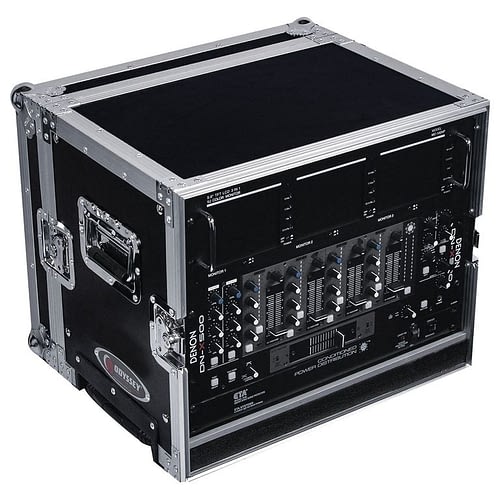 Odyssey FZER8HW Case Rackmount - Odyssey FZER8HW - 8U Pro Trolley Effects Rack with Wheels