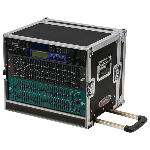 Odyssey FZER8HW Case Rackmount - Odyssey FZER8HW - 8U Pro Trolley Effects Rack with Wheels