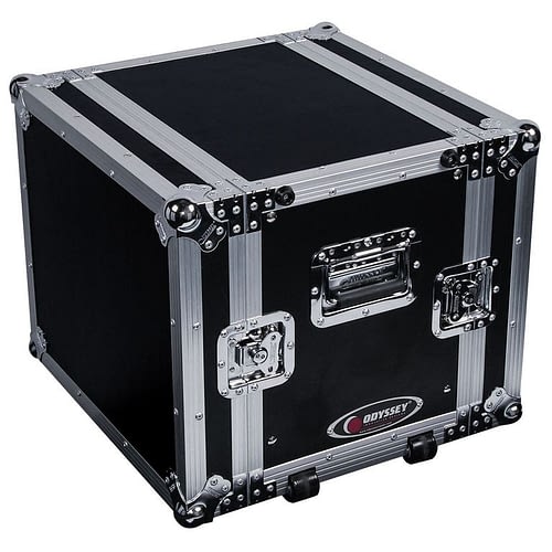 Odyssey FZER8HW Case Rackmount - Odyssey FZER8HW - 8U Pro Trolley Effects Rack with Wheels