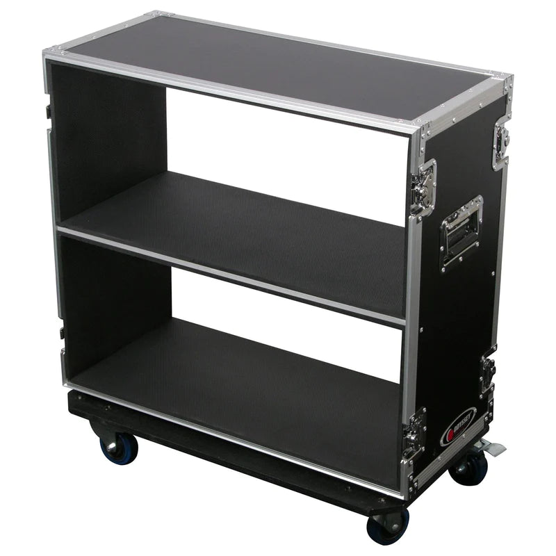 Odyssey FZGAMPHEAD2X2W Case Pedalboard - Odyssey FZGAMPHEAD2X2W - Dual Guitar Amp Head Flight Case