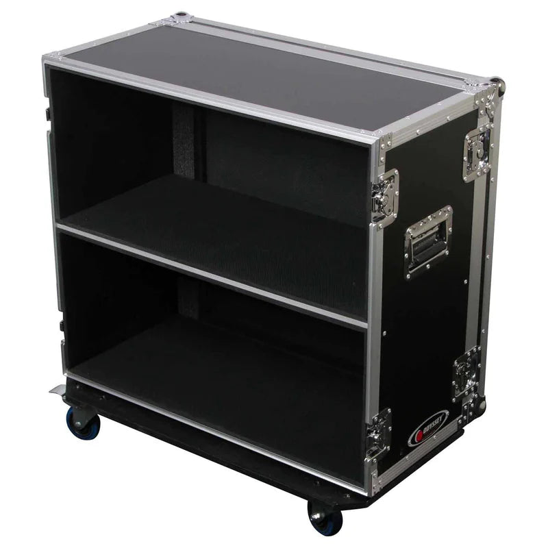 Odyssey FZGAMPHEAD2X2W Case Pedalboard - Odyssey FZGAMPHEAD2X2W - Dual Guitar Amp Head Flight Case