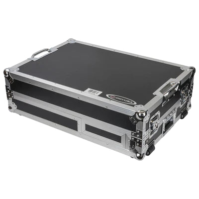 Odyssey FZGS1RA1272W DJ Case - Odyssey FZGS1RA1272W - Reversible Compact Rane Twelve and Rane Seventy / Seventy-Two Battle DJ Coffin Flight Case with Glide Platform