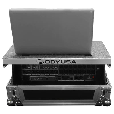 Odyssey FZGSMX1913 Road Case - Odyssey FZGSMX1913 - Universal 13U Rack Mountable Mixer Flight Case with Glide Platform