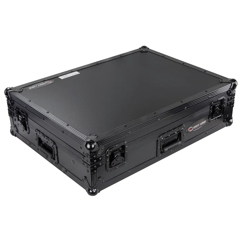 Odyssey FZGSPRIME4BL DJ Case - Odyssey FZGSPRIME4BL - Black Denon Prime 4 Flight Case with Glide Platform